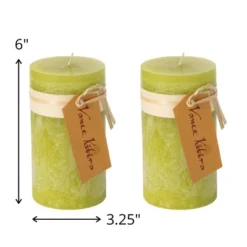 Green Grape Pillar Candles - Set Of 2 -Cheap Sullivan Living Store GUEST 0163b1ec 59d4 461d a2bd b23e7dd5da99