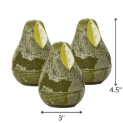 Moss Timber Pear Candles - Set Of 3 -Cheap Sullivan Living Store GUEST 0a1ba2d7 c1ff 47c0 b313 95794e4e3813