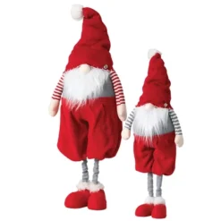 Sullivans Set Of 2 Oversized Standing Telescopic Gnome Figurines 44"H & 35"H Red -Cheap Sullivan Living Store GUEST 169902e2 7ea6 43c2 812d 58993756b502