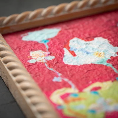 24.75"H Sullivans Bright Floral Watercolor Art, Multicolored 1 24.75"H Sullivans Bright Floral Watercolor Art, Multicolored