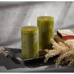 Moss Timber Pillar Candles - Set Of 2 9 Moss Timber Pillar Candles - Set Of 2 -Cheap Sullivan Living Store GUEST 1f432236 3383 4ea3 9f5b 12ed1484409f