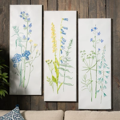Sullivans Herb Inspired Wall Panel Set Of 3, 35.75"H Multicolored 2 Sullivans Herb Inspired Wall Panel Set Of 3, 35.75"H Multicolored - Image 2