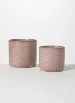 Sullivans Set Of 2 Small Ceramic Planters 6"H & 5"H -Cheap Sullivan Living Store GUEST 3f73b6cb 5f91 4434 9c1e 1429c58e930b