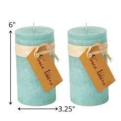 Sea Foam Pillar Candles - Set Of 2 -Cheap Sullivan Living Store GUEST 4aa7b48a b29f 4ac9 aca8 7042aa1fbfe5
