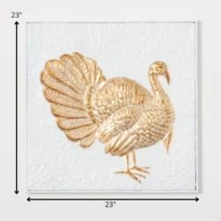 Gilded Turkey Metal Wall Art Multicolor 23"H Metal -Cheap Sullivan Living Store GUEST 85b7d6a1 929a 4667 8113 560a1cf26289