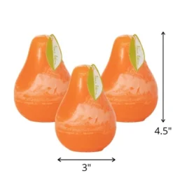 Tangerine Timber Pear Candles - Set Of 3 -Cheap Sullivan Living Store GUEST 8a9782e5 c121 4621 bd82 1cc69eb8cd9d