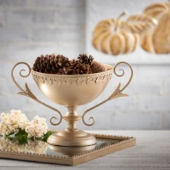 Gilded Pumpkin Metal Wall Art Multicolor 13.5"H Metal -Cheap Sullivan Living Store GUEST 9f86c9a4 2f61 4127 b5eb 558d56082468