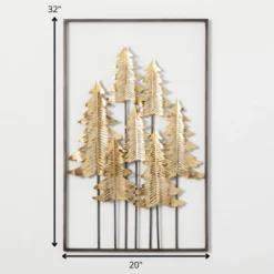 Gold Metal Tree Wall Decor Multicolor 32"H Metal -Cheap Sullivan Living Store GUEST cdf3a637 3bc8 4d8a 8735 10d677b0f3fc