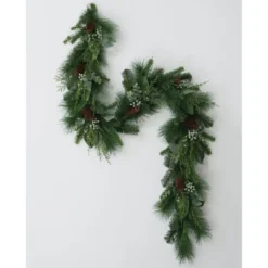 Sullivans Artificial Mixed Pine And Eucalyptus Garland 72"L Green 6 Sullivans Artificial Mixed Pine And Eucalyptus Garland 72"L Green -Cheap Sullivan Living Store GUEST d4714a51 c0fe 49fa 9833 853618d3d003