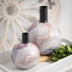 Sullivans Distressed Metal Medallion Set Of 2, 36"H & 28"H Gray -Cheap Sullivan Living Store GUEST f5898b1e 0bf9 4708 bd4e 94aca62356dc